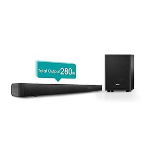 Hisense Barra de Sonido, AX3100G con 280 W, 5 Altavoces y subwoofer 6.5, Dolby Atmos, DTS Virtual X, Bluetooth 5.0, EZ Play