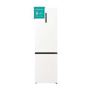 Hisense RB470N4SWC2 - Frigorífico Premium Combi, No Frost, 2M Alto, Clase C, Botellero, Tecnología AdaptCool, Puerta Reversible.