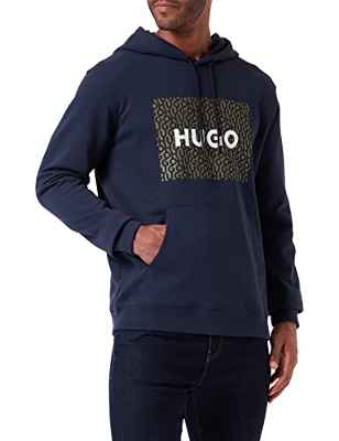 HUGO Dreeman Sudadera con Capucha, Dark Blue 405, M para Hombre