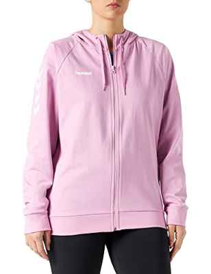 hummel HMLGO Cotton Zip Hoodie Woman Sudadera, Orchid, M para Mujer