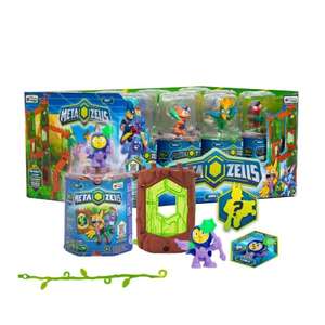 IMC Toys- Metazells Main Pack 2 Figuras 4 cm con 1 Tronco 2 Cartas y 1 Accesorio (Exp 12 Piezas) (906914)