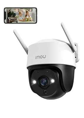 Imou 2.5K Cámara Vigilancia WiFi Exterior, 360° PTZ Cámara de Seguridad Exterior, AI Detección de Humana, Visión Nocturna en Color 30m, Seguimiento Automático, Sirena, Audio Bidireccional, IP66