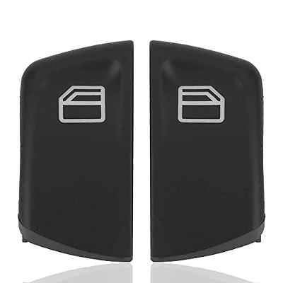 Interruptor de ventana 1 par Coche Auto delantero izquierdo 807624374022 de ventana de alimentación Tapa lateral Kit de cubierta de botón para MB Vito Viano W639 Sprinter II 906