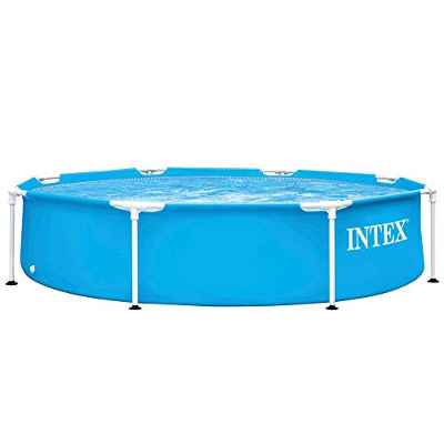 Intex 28205NP - Piscina desmontable redonda INTEX, piscina Metal Frame, medidas Ø244x51 cm, 1.828 litros, lona azul, piscinas tubulares INTEX, piscinas infantil, INTEX 55242