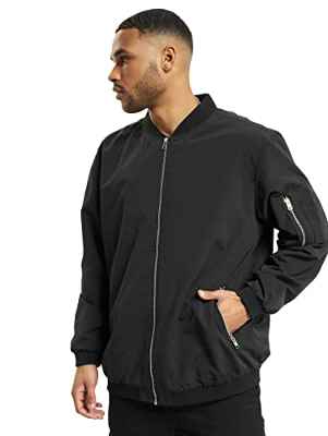 Jack & Jones JJERUSH Bomber PS Noos, Negro, XXL Grande para Hombre