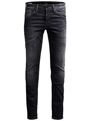 JACK & JONES Jjiglenn Jjfox Bl 655 50sps Noos, Jeans Hombre, Negro (Black Denim), W29/L32 (Talla del fabricante: 29)