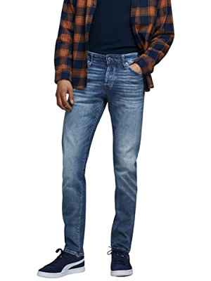 Jack & Jones Jjiglenn Jjicon JJ 357 50sps Noos Vaqueros Slim, Azul (Blue Denim Blue Denim), 33W / 30L para Hombre