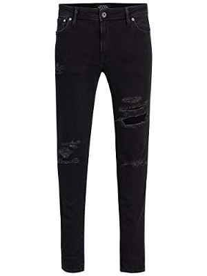 Jack & Jones Jjiliam Jjoriginal Am 502 Lid STS Vaqueros Skinny, Negro (Black Denim), W34/L32 (Talla del Fabricante: 34) para Hombre