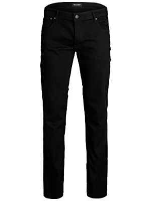Jack & Jones Jjitim Jjoriginal Am 816 Plus Noos Vaqueros Slim, Negro (Black Denim Black Denim), 48W / 32L para Hombre