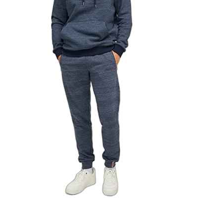 Jack & Jones Jpstgordon Jjberg-Pantalones Deportivos chándal, Navy Blazer/Detalle: Melange, XL para Hombre