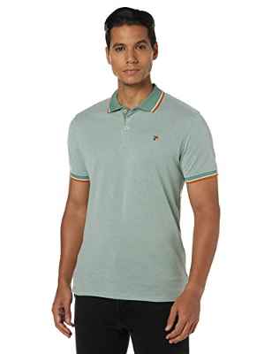 Jack & Jones Pique Polo Shirt Camiseta, Trellis, L para Hombre