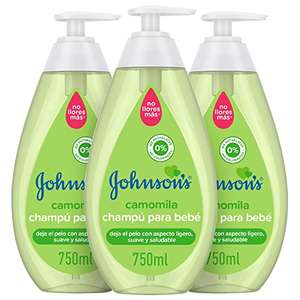 Johnson's Baby Champú Camomila- 3 x 750 ml