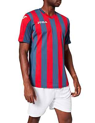 Joma Copa Camiseta de Equipación de Manga Corta, Hombre, Azul, 6XS-5XS