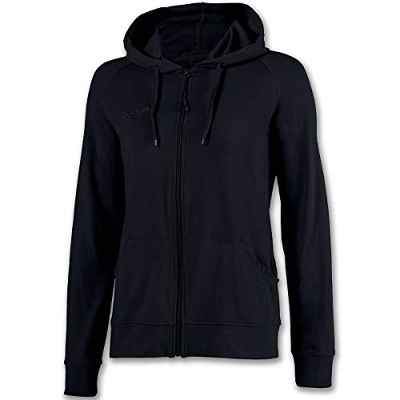 Joma Corinto Sudadera, Mujer, Negro, XL