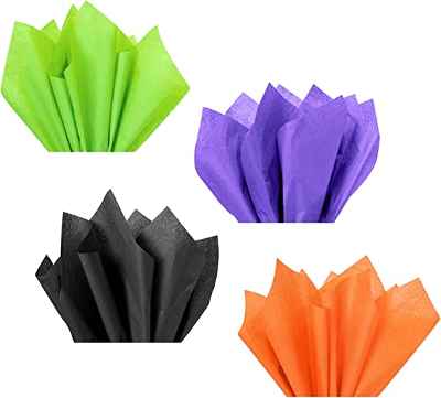 Juego de 24 papeles para decoración de Halloween