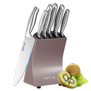 Juego de 5 cuchillos con portacuchillos