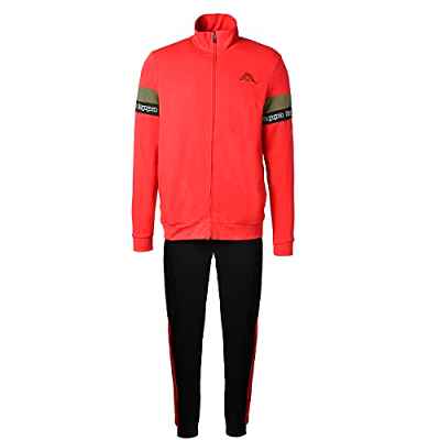 Kappa BOXYA Logo Tracksuit Chándal, Unisex Adulto, Rojo/Negro, M