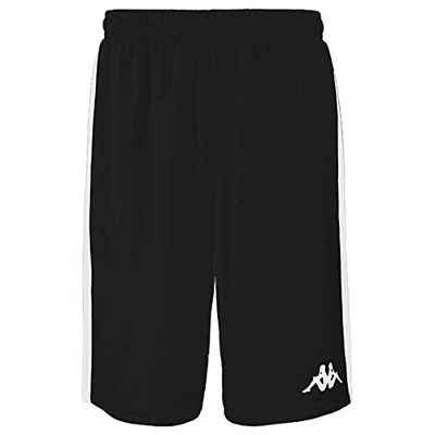 Kappa Caluso Pantalón de Baloncesto, Unisex Adulto, Negro, 3XL