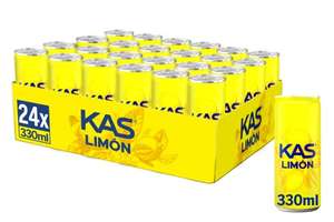 Kas Refresco de Zumo de Limón - Paquete de 24 x 330 ml
