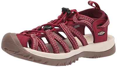 Keen Whisper Sandalias para Mujer, Rojo (Red Dahlia), 39 EU