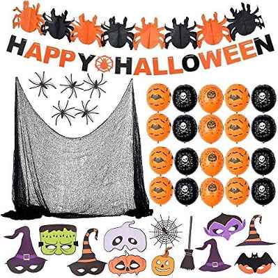 Kit decoración Halloween 36 piezas