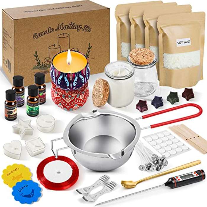 Kit para elaborar velas perfumadas