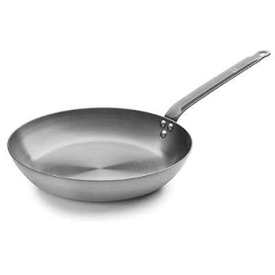 Lacor - 63628 - Sartén Ferrum Hierro - Ecológica, Compatibilidad con Todo tipo de cocinas (incluidas las de inducción) y horno, Máxima garantía, sin Antiadherente, 28cm