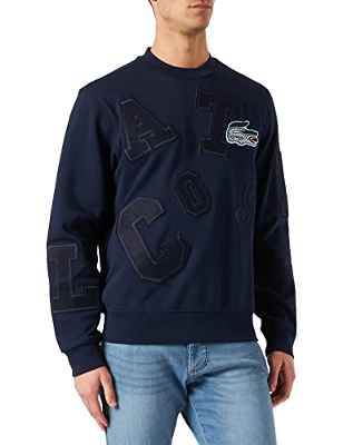 Lacoste SH2070, Sudadera Hombre, Azul (Marine), S