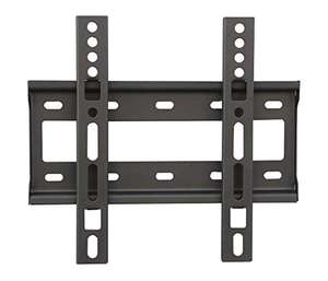 LBE SP-2460-F - Soporte de pared fijo universal para TV 24''-60'' (capacidad 30 kg, vesa: 50x50, 75x75, 100x100, 200x100, 200x200) negro