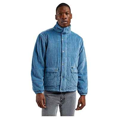 Lee Cord Puffer BLUE-L87FDC39 Chaqueta, Dreamy Blue, Medium de los Hombres
