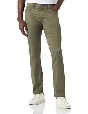 Lee Slim Fit MVP, Jeans Para Hombre, Verde (Muted Olive), 30W / 30L