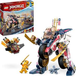 LEGO 71792 Ninjago: Moto de Carreras Mecánica Transformer de Sora