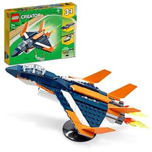 Lego Creator 3 en 1 - Reactor Supersónico: Avión, Helicóptero y Lancha