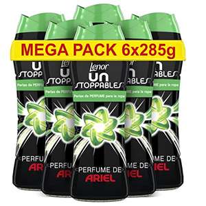 Lenor Unstoppables Perlas Lavadora Perfumadas, pack de 6 y 285 gr cada envase, aún quedan disponibles