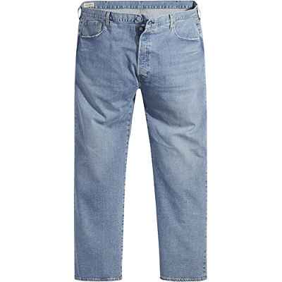 Levi's 501 Levis Original Big&Tall Vaqueros, Med Indigo/Worn In, 42W / 34L para Hombre