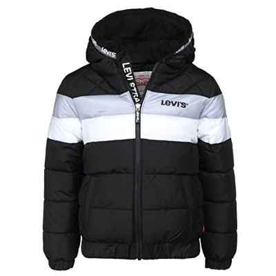Levi's Kids Boy's LVN Colorblock Jacket, Black, 2 Years