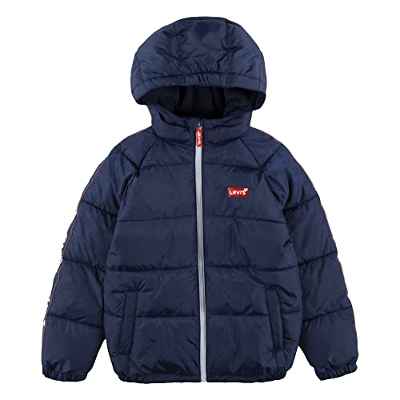 Levi's Kids Lvb Color Block Puffer, Prendas de Exteriores para Niños, Azul (Academia Naval), 10 años