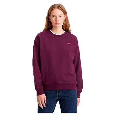 Levi's Standard Crew, Sudadera, Mujer, Azul (Forest Plum), XL