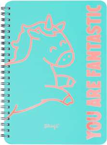 Libreta a4 unicornio mint you are fantastic
