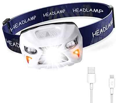 Linterna frontal led recargable