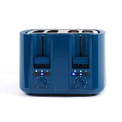 LIVOO Feel good moments - Tostador de pan 4 ranuras DOD167 Azul