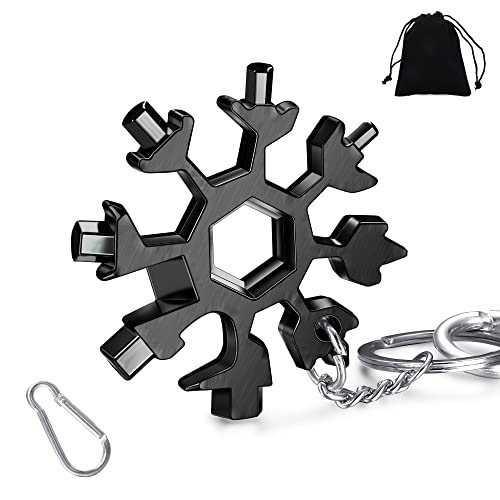 Llavero multiherramienta de copo de nieve