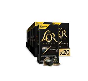 L'OR Espresso Cápsulas de Café Ristretto | Intensidad 11. 200 Cápsulas Compatibles Nespresso. Compra recurrente