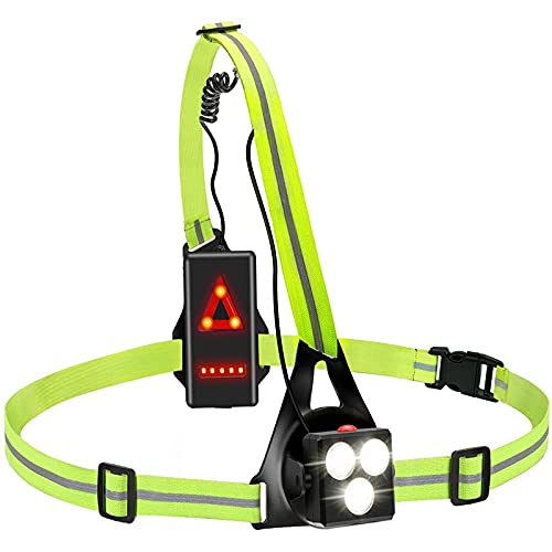 Luz recargable para correr con 3 modos