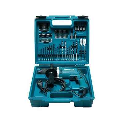 MAKITA HP1631KX3 - Taladro percutor 710w 13mm automático promo acc.