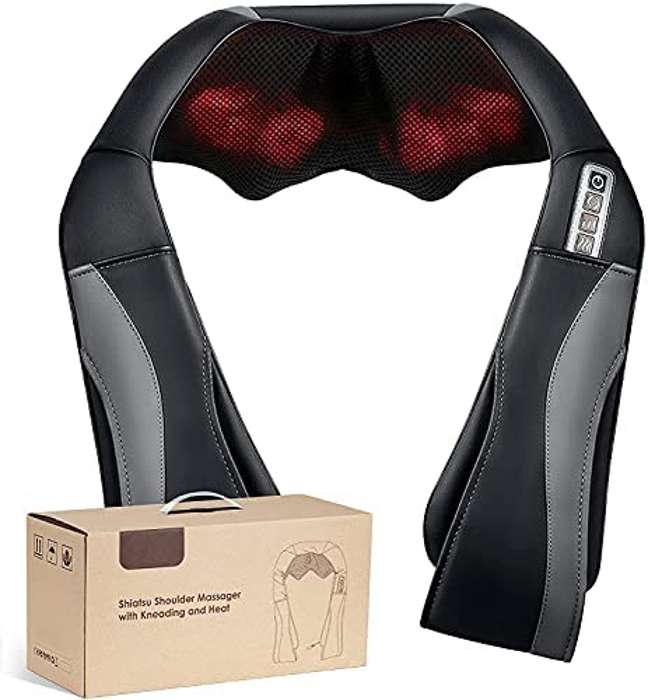 Masajeador de cuello y hombros con 3 niveles