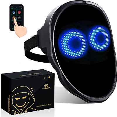 Máscara LED Bluetooth Megoo 