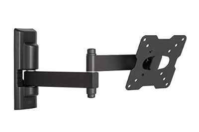 Meliconi 580409 - Soporte con doble rotación para TV de 14" a 25", negro