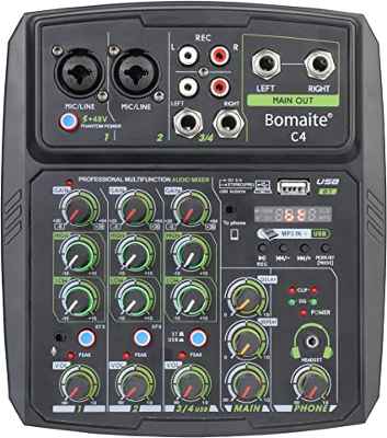 Mezclador de audio portátil 