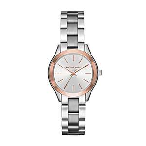 Michael Kors Reloj para hombre Slim Runway, movimiento de tres agujas, 44 mm con correa de acero inoxidable, MK8625